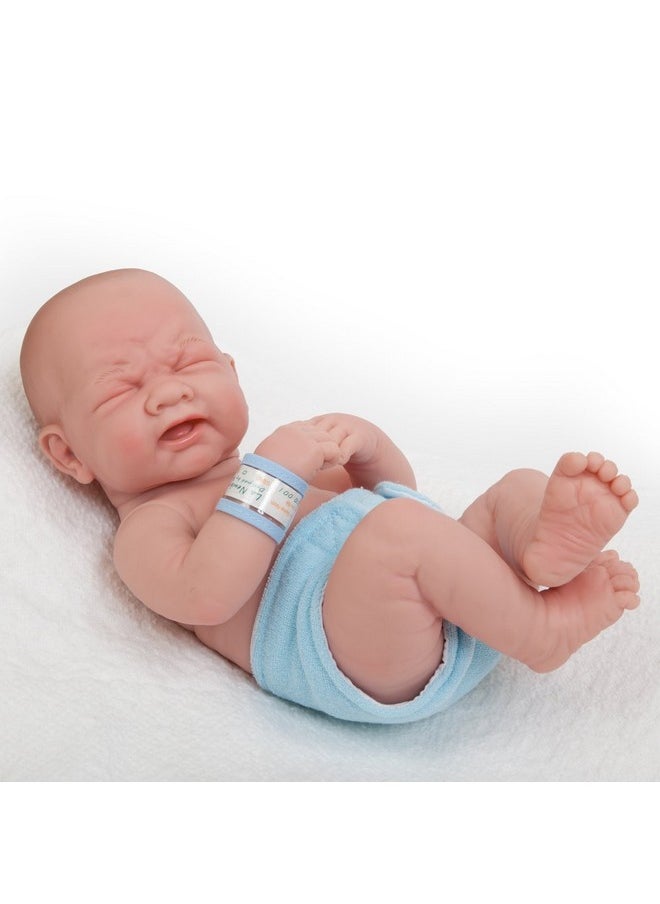 JC TOYS La Newborn Boutiquerealistic 14 Anatomically Correct Real Boy Baby Dollall Vinyl “First Tear” Designed By Berenguermade In Spain  - Image 4
