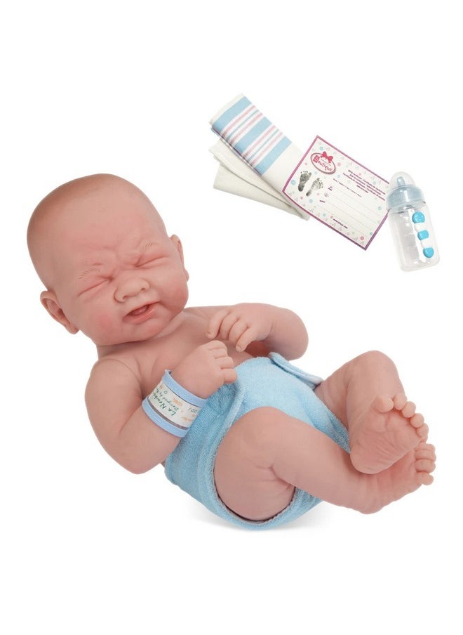JC TOYS La Newborn Boutiquerealistic 14 Anatomically Correct Real Boy Baby Dollall Vinyl “First Tear” Designed By Berenguermade In Spain  - Image 1