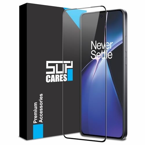 SupCares Tempered Glass for OnePlus Nord CE 4 (6.7 Inch) With Installation Kit | Military-Grade Gorilla Screen Protector | Edge to Edge Coverage | Black - Image 1