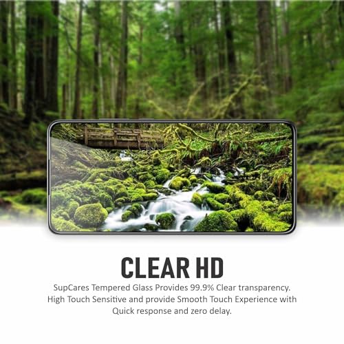 SupCares Tempered Glass for OnePlus Nord CE 4 (6.7 Inch) With Installation Kit | Military-Grade Gorilla Screen Protector | Edge to Edge Coverage | Black - Image 3