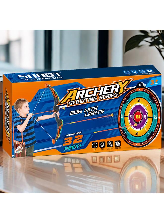 Bluejw Luminous Sucker Bow And Arrow Toy Entry Version Children's Archery Toy Suit 3 Years Old - Image 2