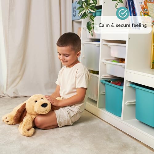ODOXIA Weighted Lap Pad for Kids | Calming & Comforting | Weighted Lap Animal | Dog Buddy | Sensory Weighted Animals | Weighted Lap Blanket for Sensory Needs | Carrying Bag Included | 5 Lbs - Image 2