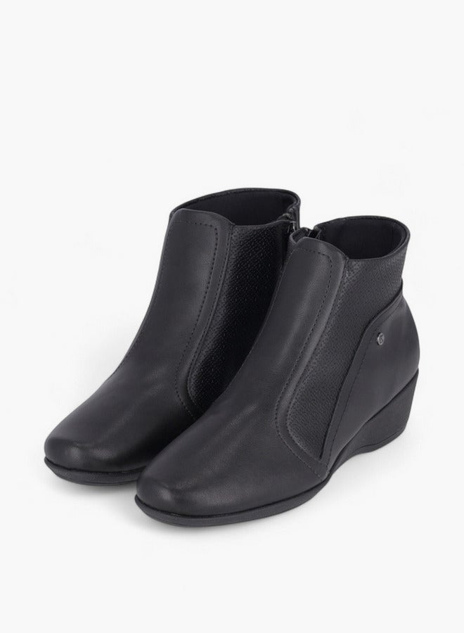 Piccadilly Women's Wedge Heel Ankle Boots - Image 1