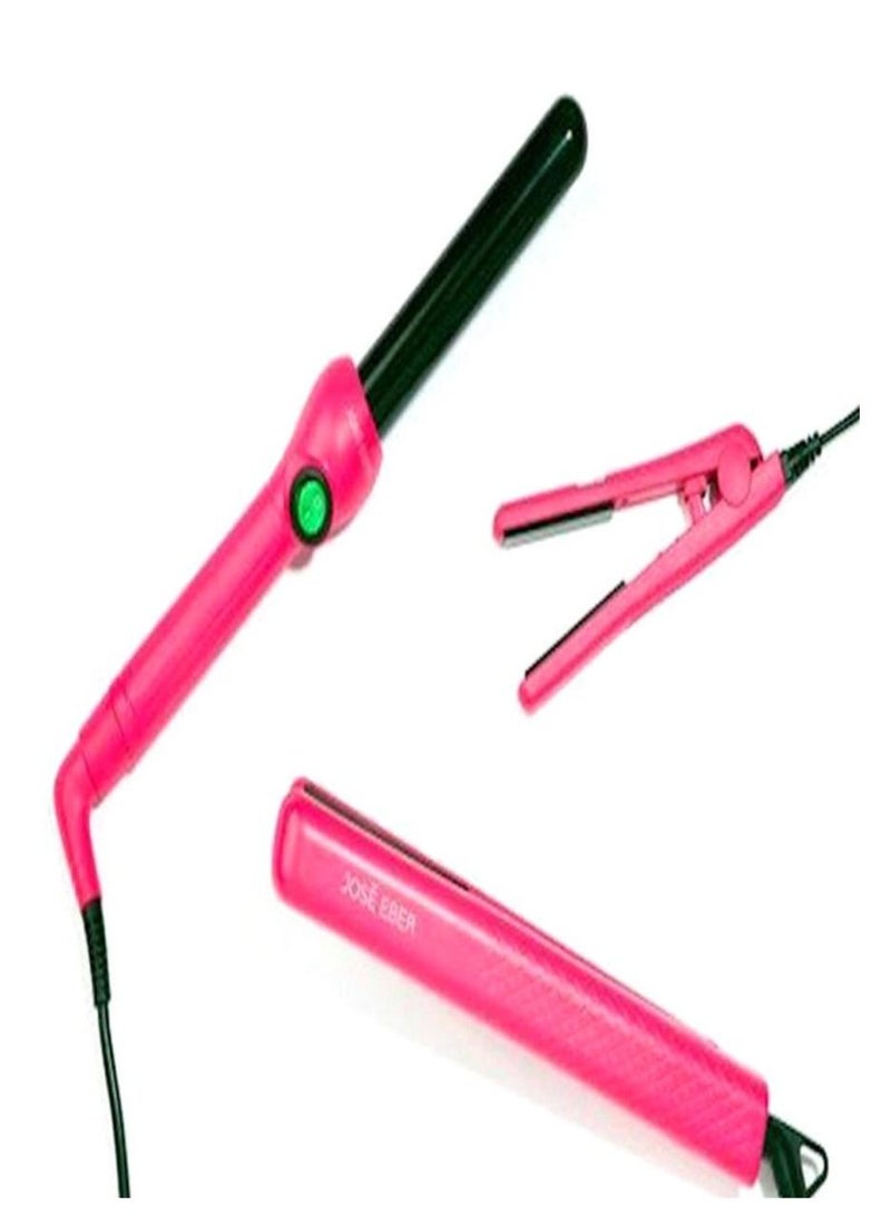 JOSE EBER 4-Piece Hair Styling Tool Set pink - Image 2