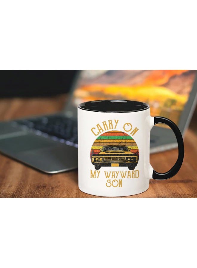 Fonhark Supernatural Mug Carry On My Wayward Son, 11 Oz Novelty Coffee Mug/Cup - Image 4