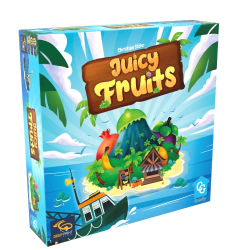 Capstone Games Juicy Fruits Strategy Board Game Quick and Easy Game Grow Delicious Fruit in Paradise 1 to 4 Players 20 to 50 Minute Play Time Ages 8 and Up - Image 1