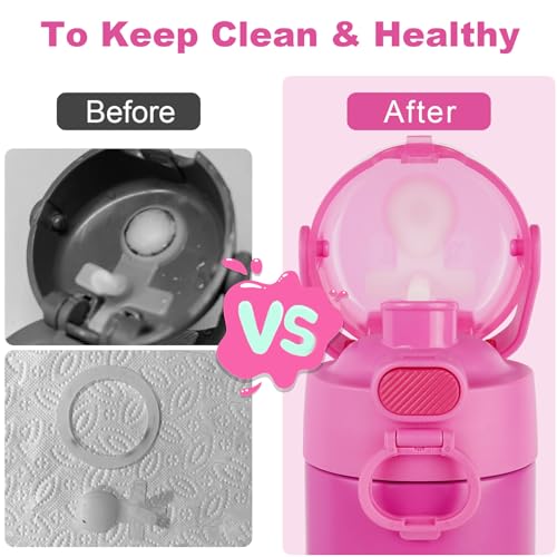 gocola Replacement Leak Stopper Compatible with Thermos Funtainer 16 Oz Stainless Steel Vacuum Insulated Bottle (6+6) - Image 2