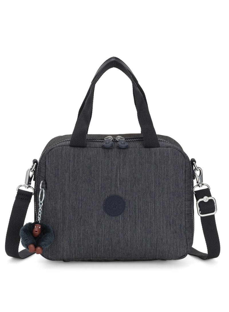 kipling Miyo kids Insulated medium lunch bag with trolley sleeve Dark Grey - Image 1