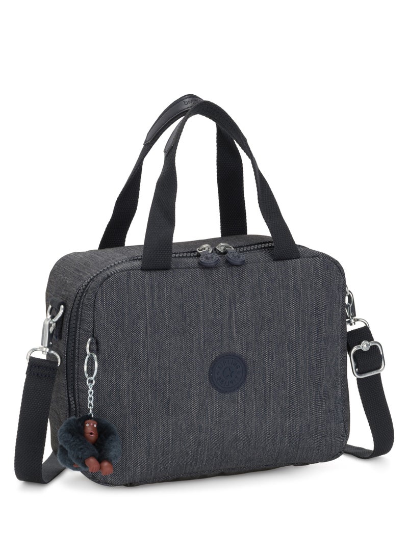kipling Miyo kids Insulated medium lunch bag with trolley sleeve Dark Grey - Image 4