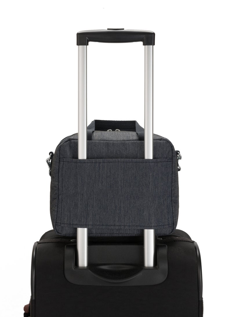 kipling Miyo kids Insulated medium lunch bag with trolley sleeve Dark Grey - Image 5