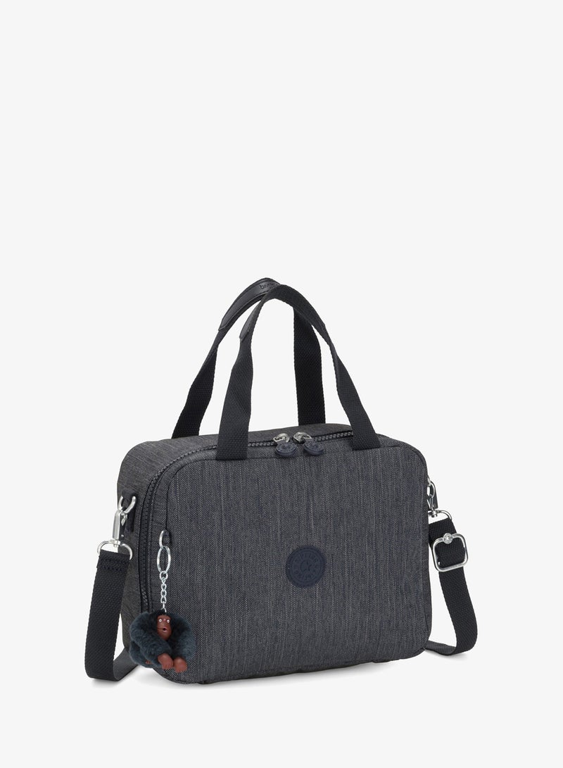 kipling Miyo kids Insulated medium lunch bag with trolley sleeve Dark Grey - Image 4