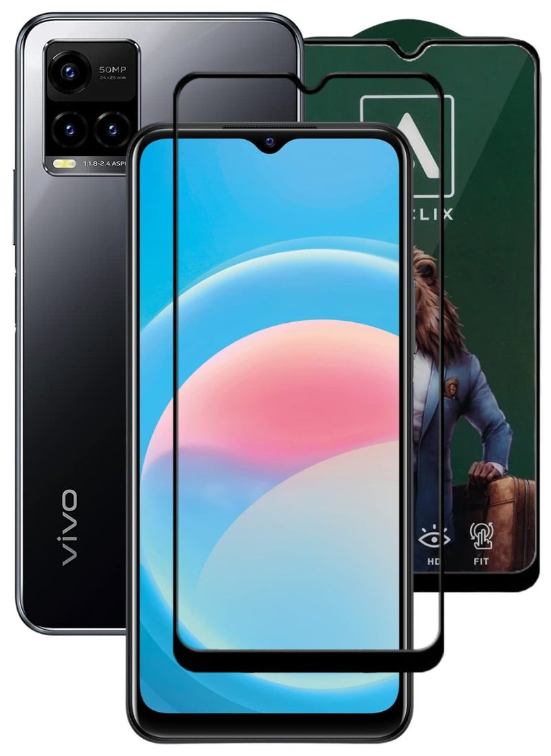 ACLIX Antistatic ESD Dustproof Premium Quality High Definition Tempered Glass Screen Protector Designed For vivo Y33s - Image 1