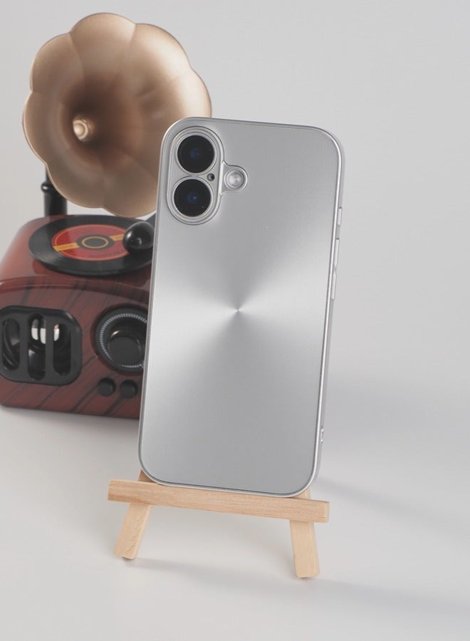 ShebSheb for iPhone 16 Case, Glossy Coating Phone Cases with Camera Lens Protector Soft TPU Shockproof Protective Cover - Image 2