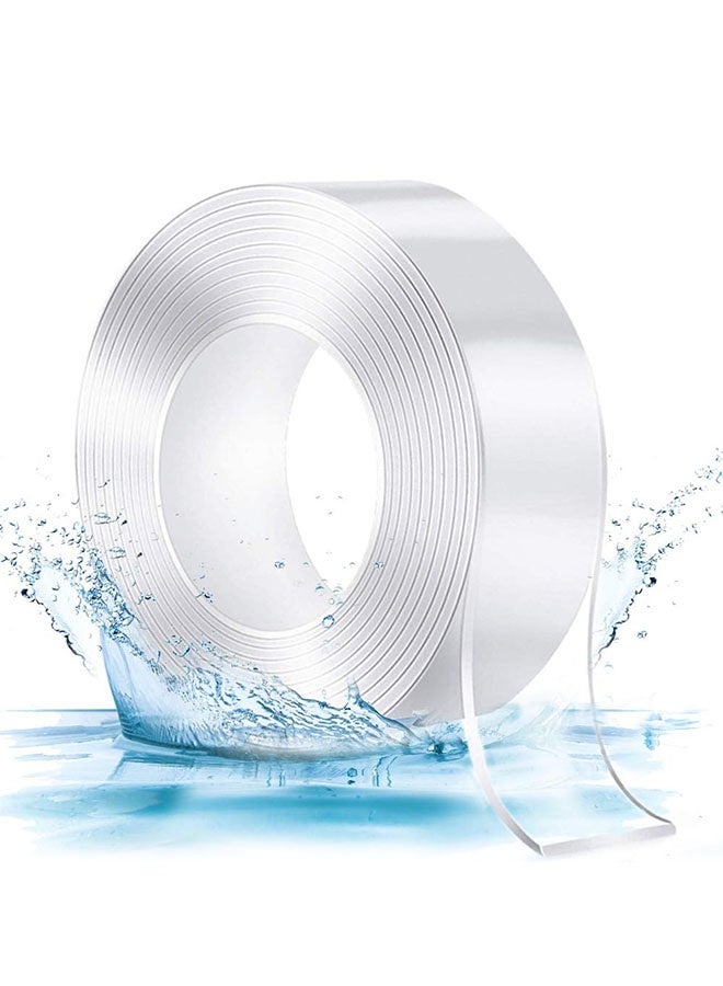 Multipurpose Heavy Duty Double Sided Nano Tape, Strong Hold, Removable and Waterproof Mounting Adhesive for Home, No Residue for Walls, Posters, Crafts, Photos, 3m - Image 1