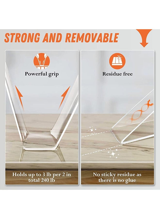 Multipurpose Heavy Duty Double Sided Nano Tape, Strong Hold, Removable and Waterproof Mounting Adhesive for Home, No Residue for Walls, Posters, Crafts, Photos, 3m - Image 4