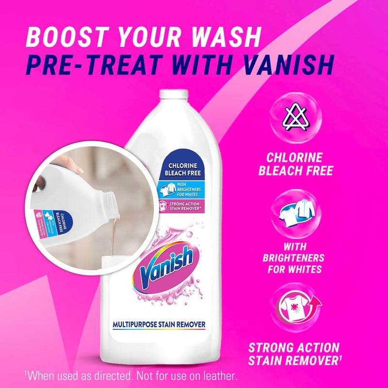 Vanish White Multi-Purpose Stain Remover 900ML - Image 5