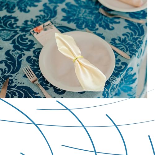CYRYLC 10 Pcs Gold Napkin Rings - Metal Napkin Ring(Round) Stainless Steel Napkin Rings for Table Settings Wedding Christmas Party Dinner Table - Image 5