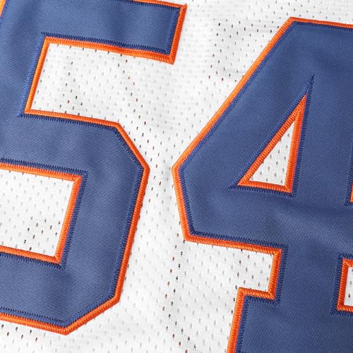 JKNAKN Blue Mountain State 54 Thad Castle Football Jersey Blue White (XXX-Large, White) - Image 3
