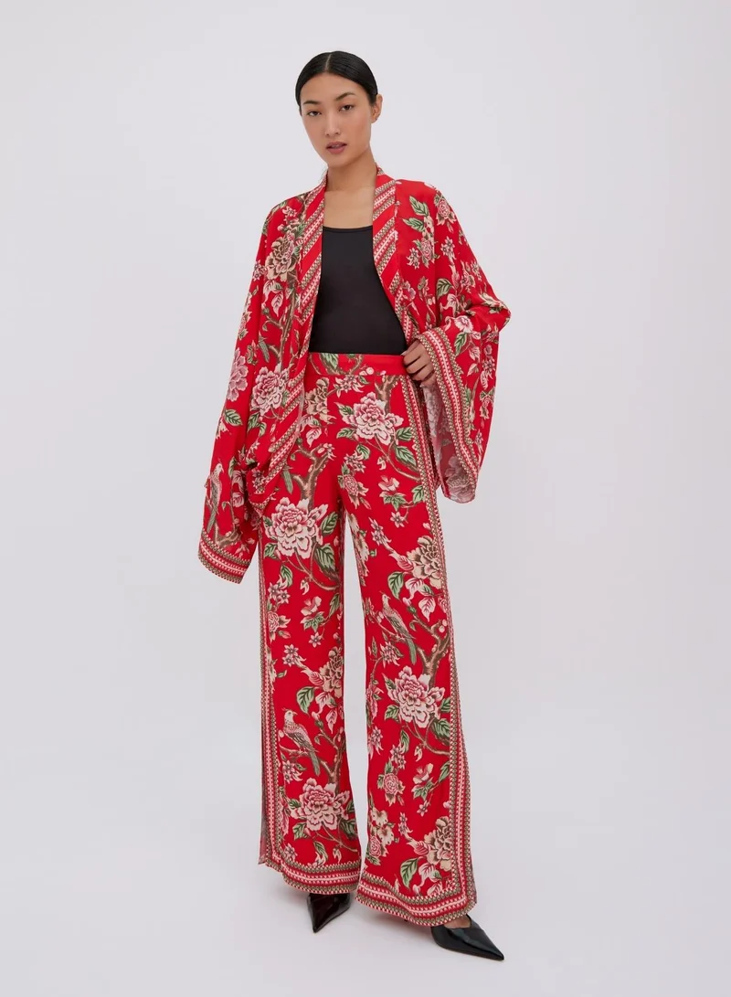 Raishma Hallie Red Kimono