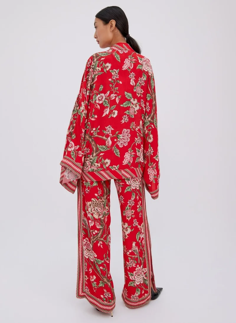 Raishma Hallie Red Kimono