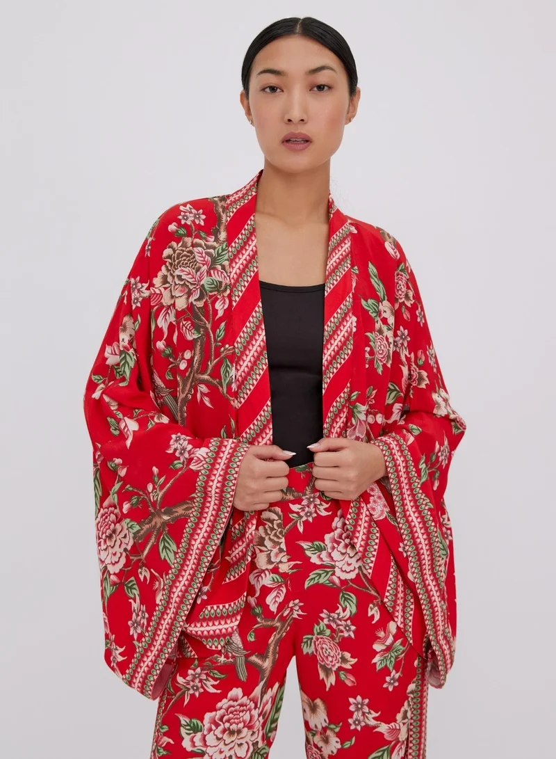 Raishma Hallie Red Kimono