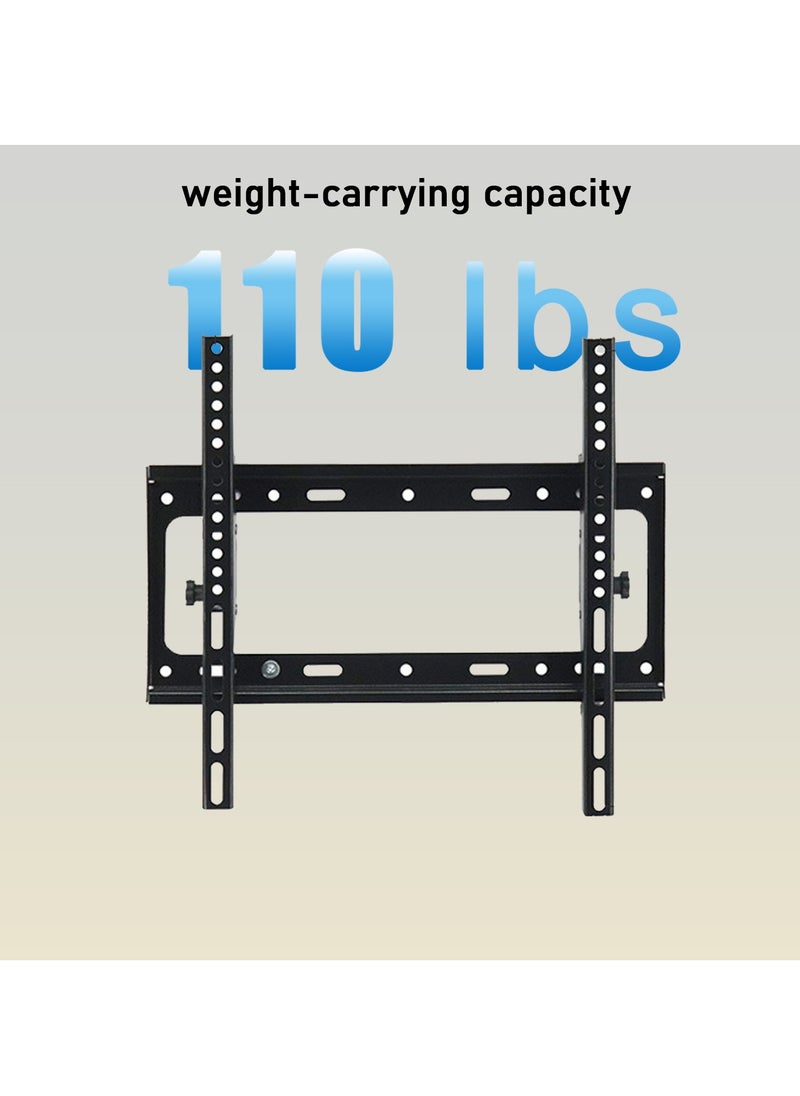 FlashHawk Tilt TV Stand for 26-65'' Screen,TV Wall Mount for Living Room, Lounge, Lobby, Restaurants,Load Capacity 110lbs,Max Vesa 400 x 400mm  - Image 2