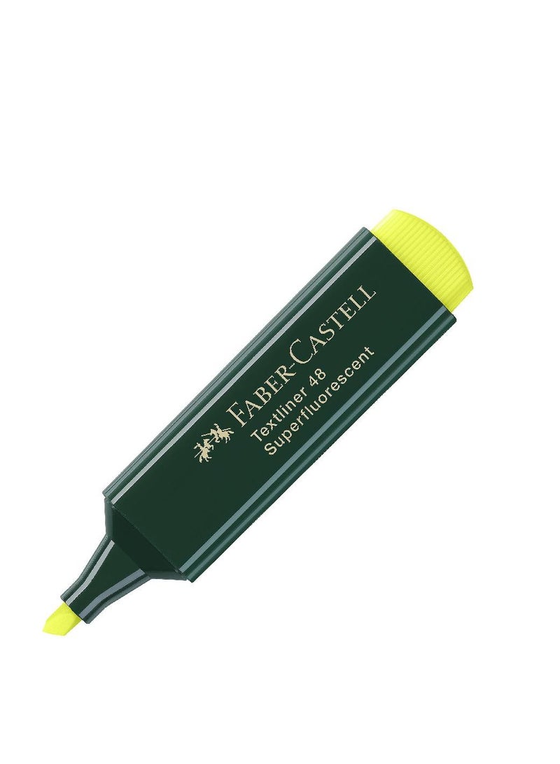فابير كاستل قلم تمييز Text Liner 48 مقاس 1.2 - 5 مم بطرف مشطوف - Image 2