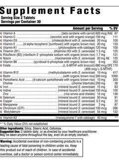 Innate Response Formulas , Women's Multivitamin, Daily Vitamin, Non-GMO, 60 Tablets (30 Servings)  - Image 2