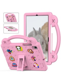 Case Cover For Samsung Galaxy Tab A7 10.4 2020 T500/T505 Handle Kickstand Children EVA Shockproof Tablet Case Pink
