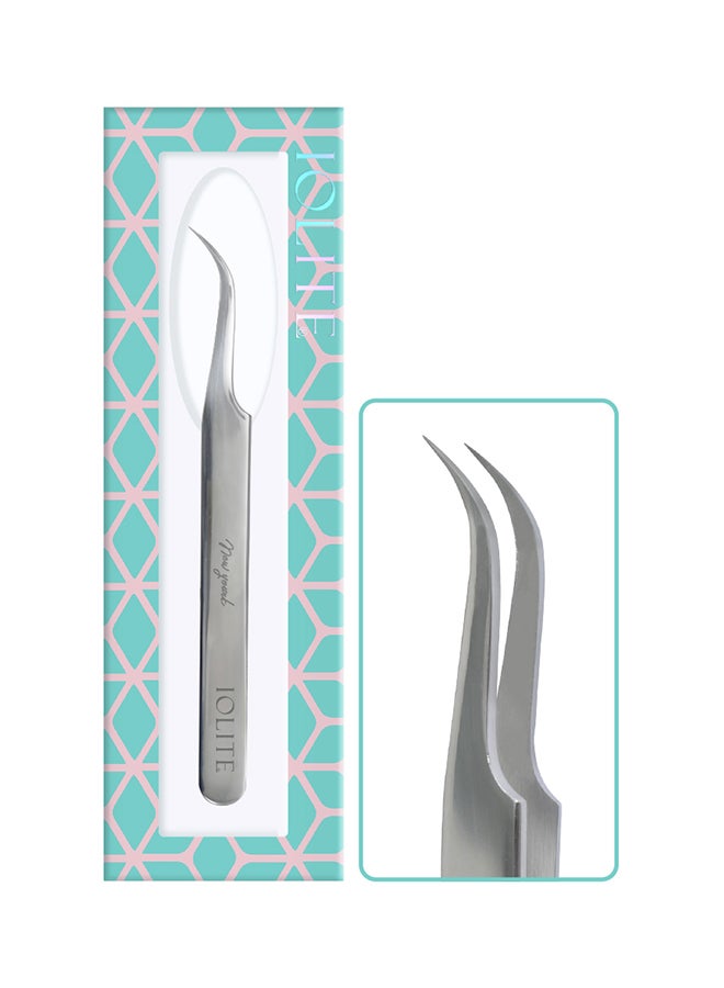 IOLITE Anti Static Stainless Steel Nippers Eyelash Picking Tool For Eye Lash Extensions Supplies Strong Curved - Image 2