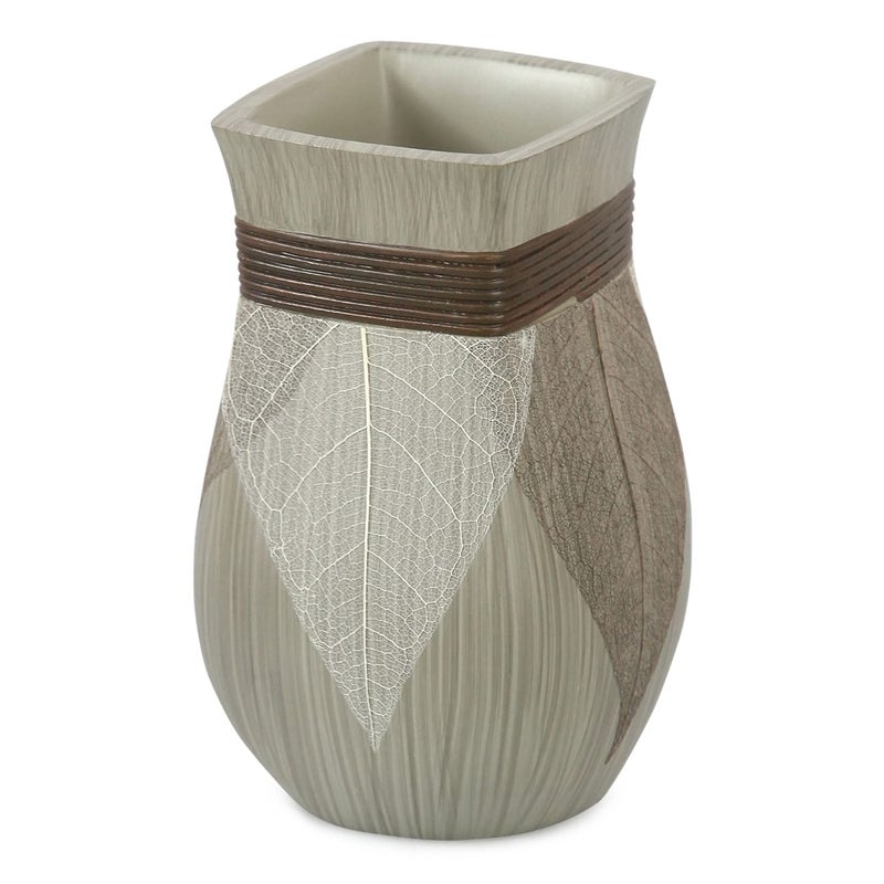 Obsessions Polyresin 4 Pcs Bathroom Set_Brown - Image 4