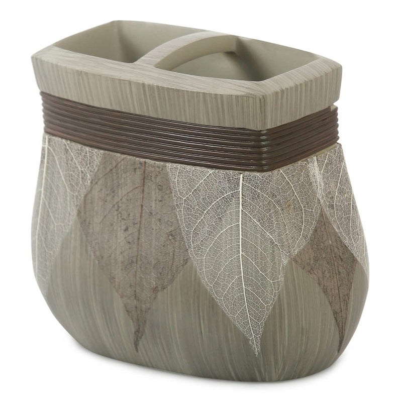 Obsessions Polyresin 4 Pcs Bathroom Set_Brown - Image 3