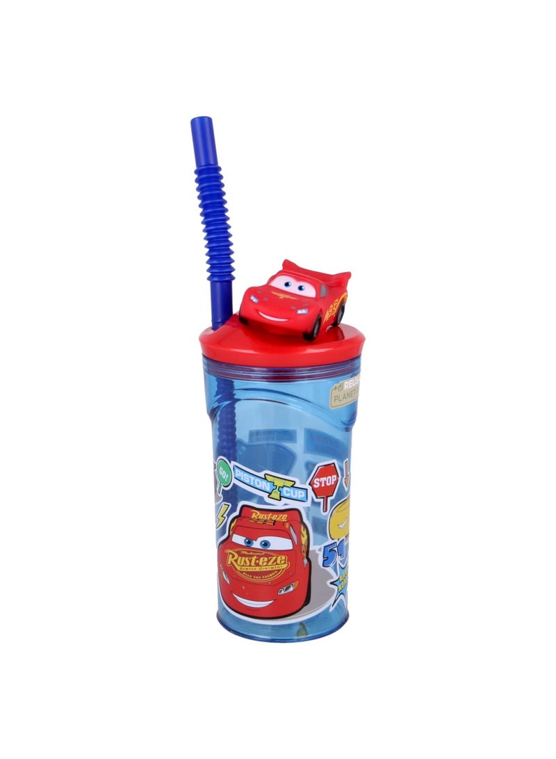 Pixar 3D FIGURINE TUMBLER 360 ML CARS STICKERS - Image 2