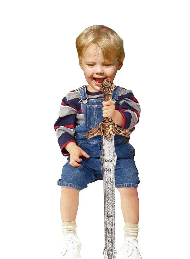 GROIC 4 قطع برونزية محاكاة للأطفال القوس والسهم القتالية نموذج مجموعة لعبة فارس القرون الوسطى البدلة للأطفال تاثيري لعب الأدوار واللباس التظاهر اللعب - Image 2