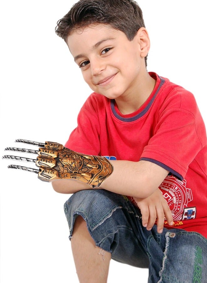 GROIC 4 قطع برونزية محاكاة للأطفال القوس والسهم القتالية نموذج مجموعة لعبة فارس القرون الوسطى البدلة للأطفال تاثيري لعب الأدوار واللباس التظاهر اللعب - Image 5