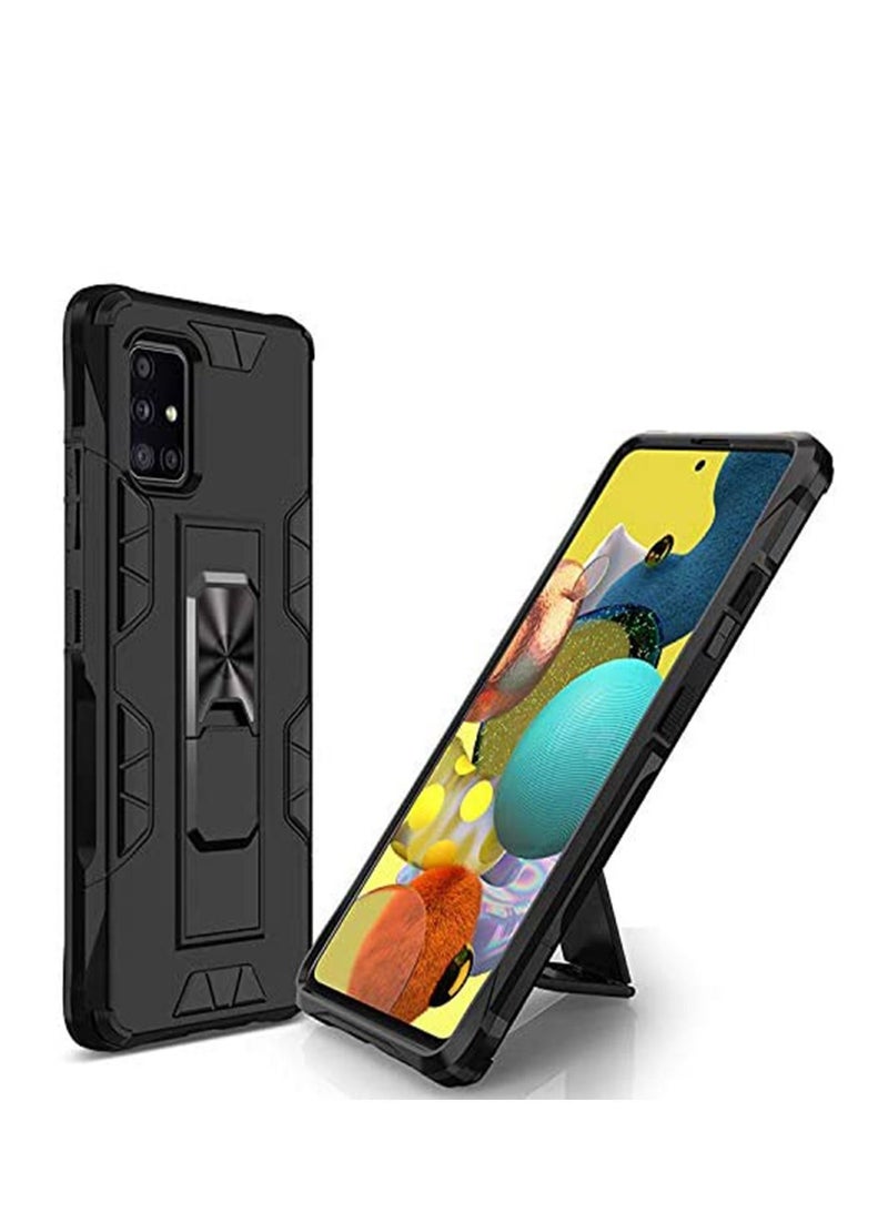 Y&D Galaxy A715G Version Hard Case - Rugged Cover Shockproof Magnetic Kickstand Hybrid TPU PC - Image 1