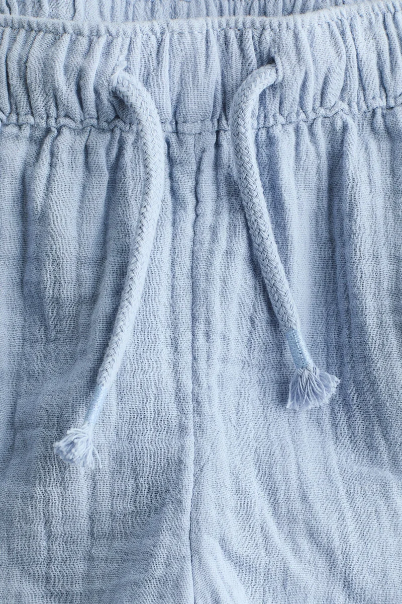H&M Cotton muslin shorts