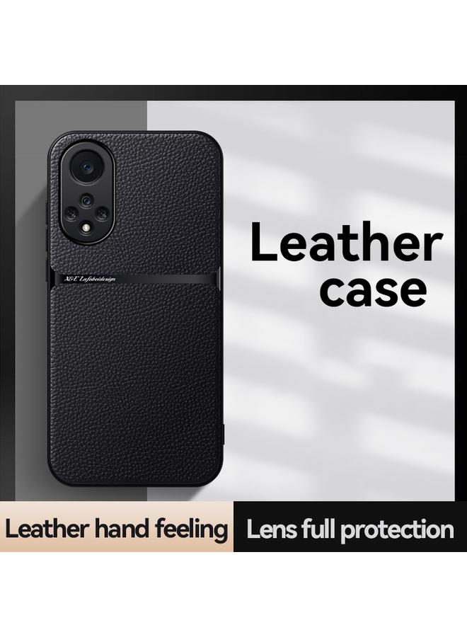 اس-توب جراب لهاتف Huawei nova 9 مصنوع من جلد الليتشي المغناطيسي بتغطية كاملة ومضاد للصدمات - Image 2