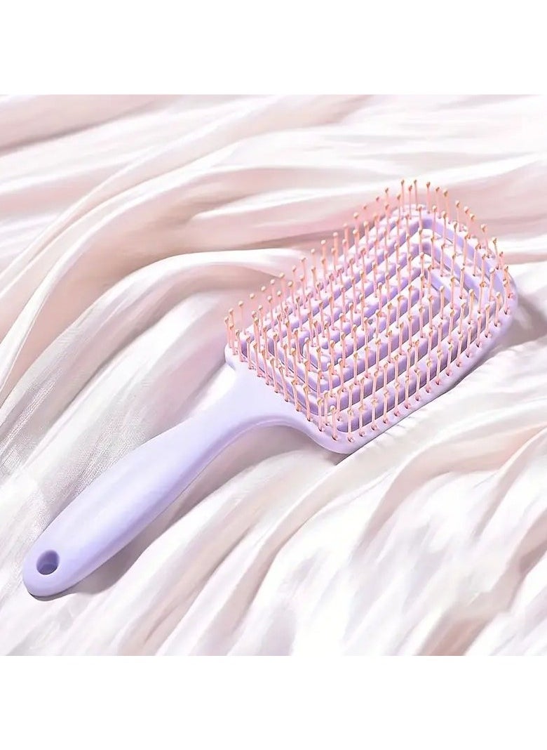 Goolsky 1pcs Hollow Out Hair Comb Anti Static Detangling Hair Comb Fluffy Hair Styling Comb For All Hair Types  - Image 1