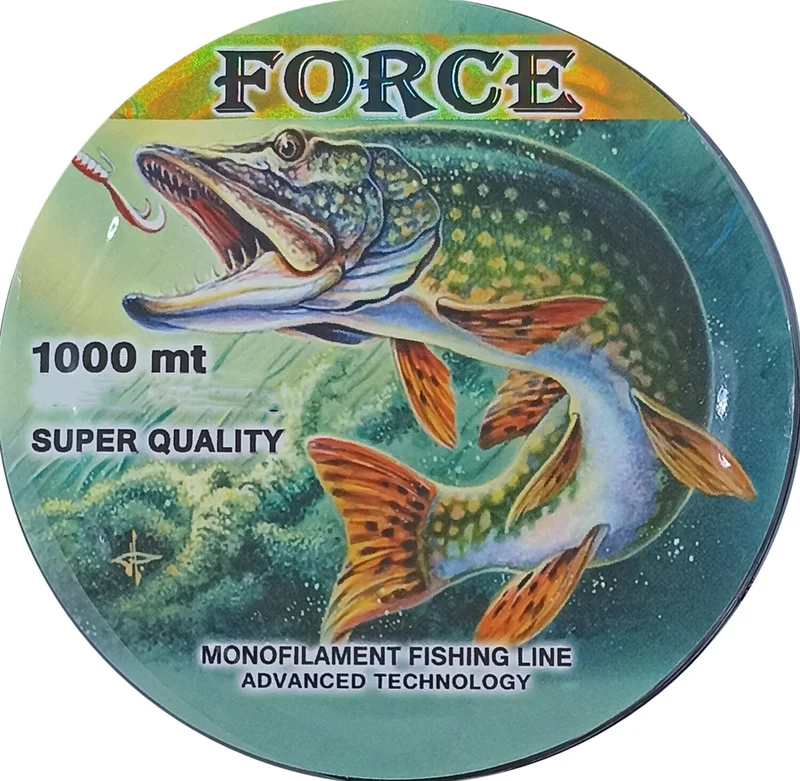 Effe Force 1000M Carp Casting Pike Trout Fishing Line White