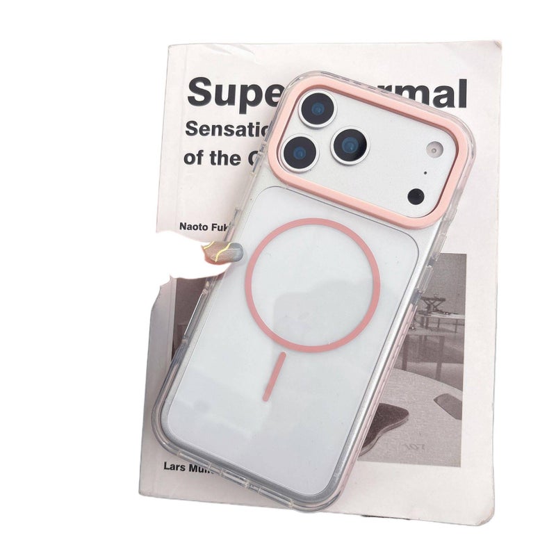 MagSafe Case | Pink | Drop Protection | Strong Magnetic | Shockproof Cover for iPhone 12 Pro Max - Image 1
