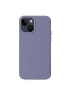 Case Cover For iPhone 15 Liquid Silicone Phone Case Lavender Grey