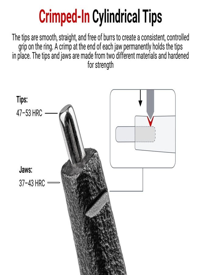 TEKTON 5 Inch 90-Degree External Retaining Ring Pliers (0.047 in. Tips) | PRR31055 - Image 3