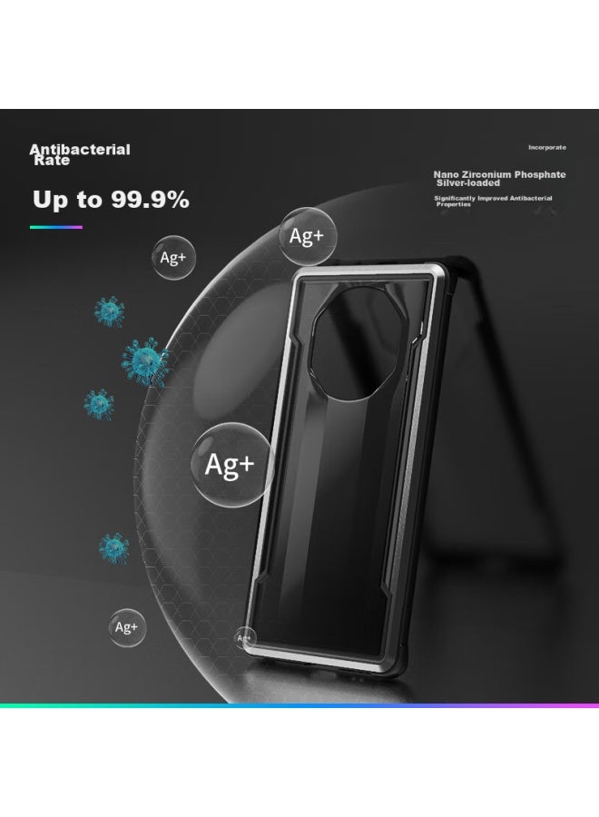 Defense Case For Huawei Mate40Rs Porsche Phone, Shockproof, Antibacterial, Full Protection, Transparent Cover, Soft And Hard Outer Shell For Men And Women, Business Luxury Phone Case, Starry Sky - Image 3