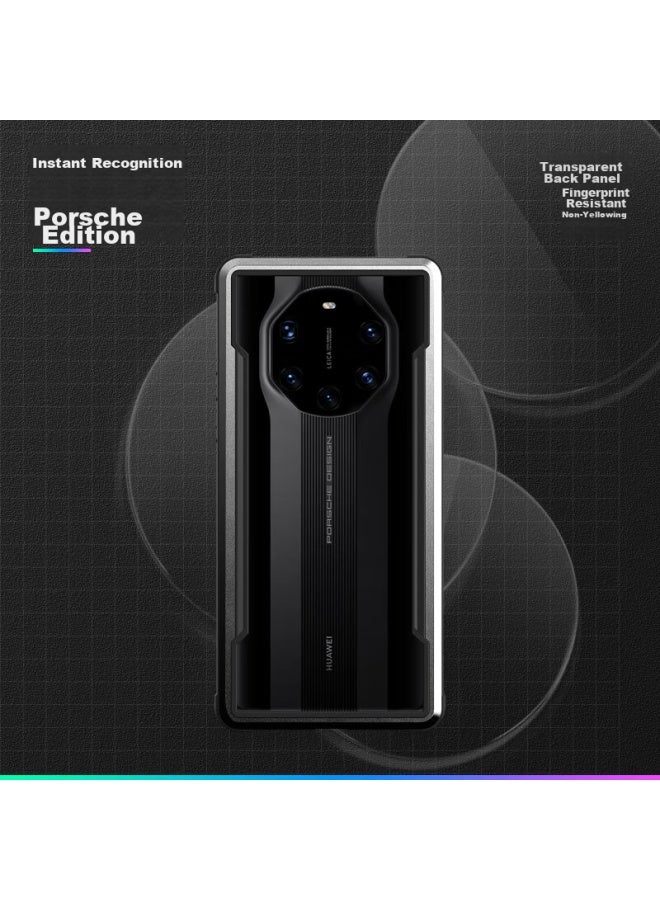 Defense Case For Huawei Mate40Rs Porsche Phone, Shockproof, Antibacterial, Full Protection, Transparent Cover, Soft And Hard Outer Shell For Men And Women, Business Luxury Phone Case, Starry Sky - Image 4