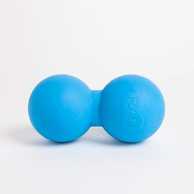 RAD Roller XL I Deep Tissue Peanut Massage Tool for Neck, Upper Back, Thoracic Spine, Psoas, Quads and Hamstring Self Myofascial Release, Massage and Mobility in Soft Density I Blue - Image 5