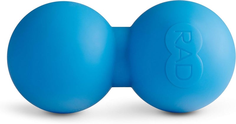 RAD Roller XL I Deep Tissue Peanut Massage Tool for Neck, Upper Back, Thoracic Spine, Psoas, Quads and Hamstring Self Myofascial Release, Massage and Mobility in Soft Density I Blue - Image 1