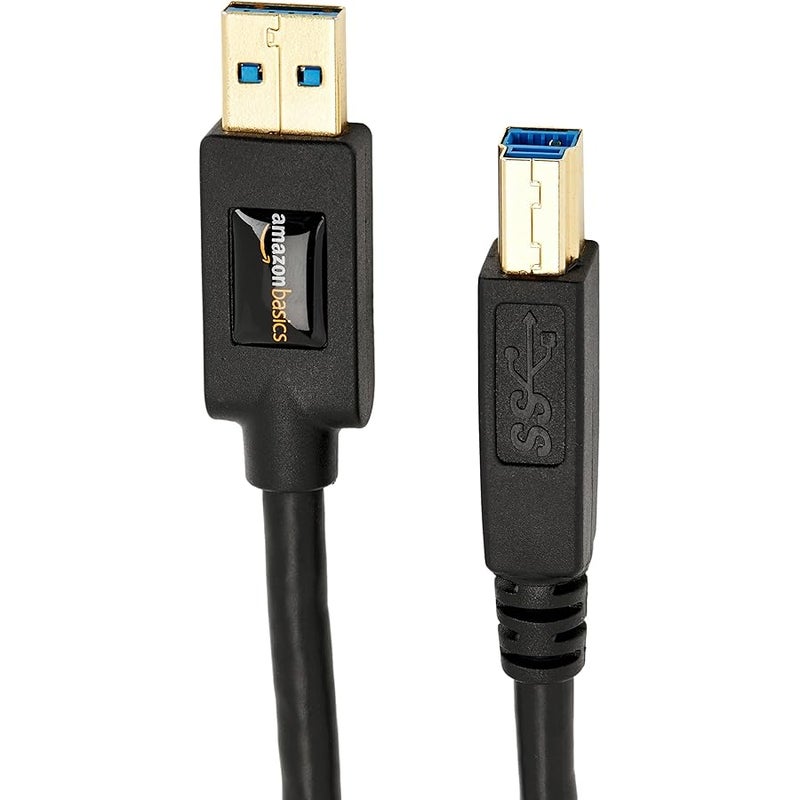 AmazonBasics USB 3.0 Cable - A-Male to B-Male Adapter Cord - 3 Feet (0.9 Meters) - Image 3