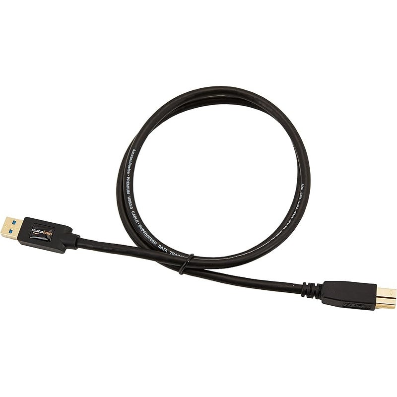 AmazonBasics USB 3.0 Cable - A-Male to B-Male Adapter Cord - 3 Feet (0.9 Meters) - Image 4