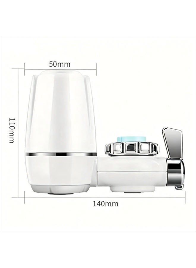 Water Filter for Sink, Complete Faucet Mount Water Filtration System with 4 Filters for Crisp for Tap Water, Under Sink Water Filter System for Kitchen Bathroom Face Eye Wash - Image 3